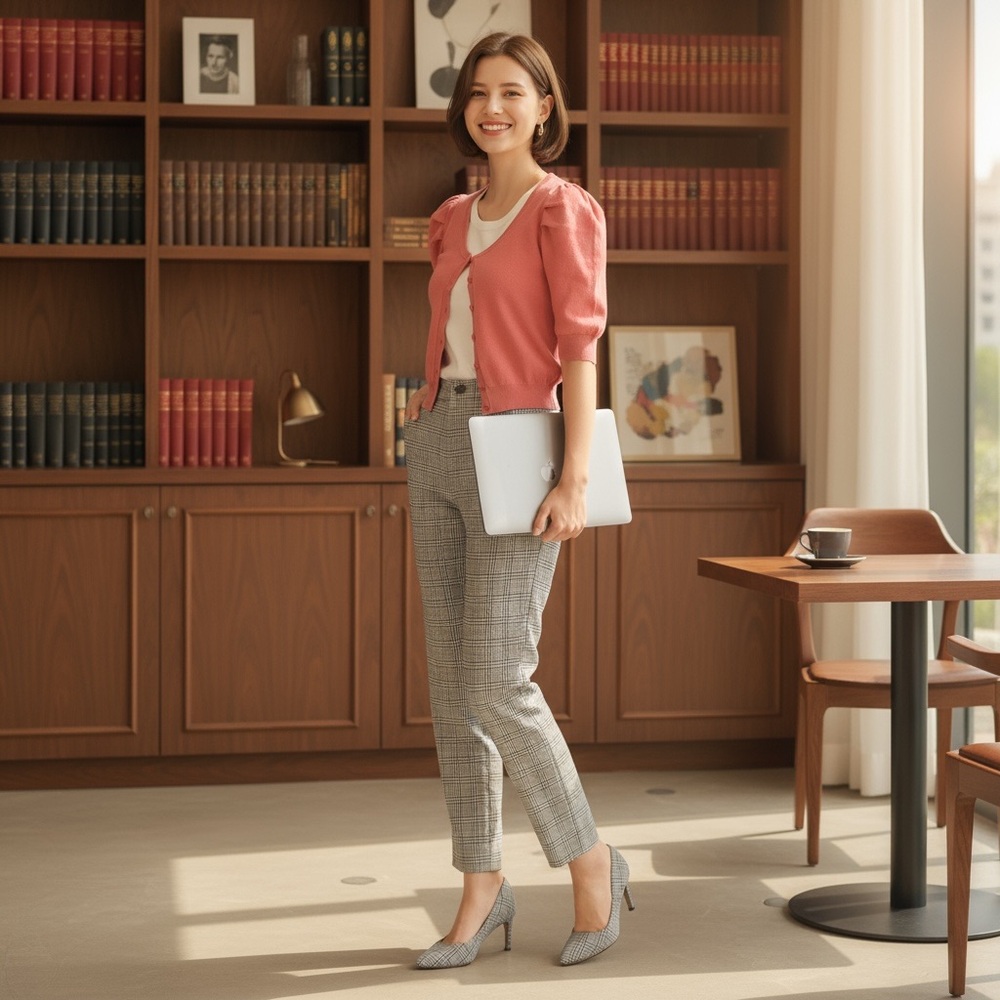 Charlotte Russe Coral Cardigan